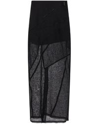 Yehuafan - Panelled Full Skirt - Lyst