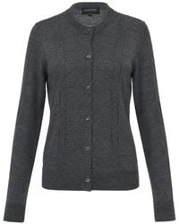 Lee Mathews - Mila Fine-Knit Button-Up Cardigan - Lyst