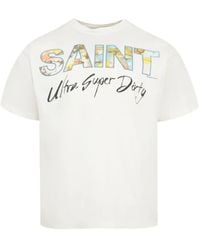 SAINT Mxxxxxx - Logo-Print T-Shirt - Lyst
