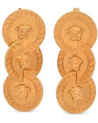 Versace - Medusa Greca Ohrringe - Lyst