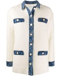 Sandro Tweed Jas - Wit