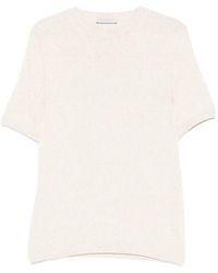 Jeordie's - Short-Sleeve Knitted Sweater - Lyst
