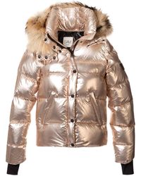 Sam. Doudoune à effet métallisé