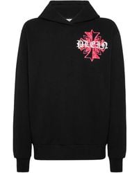 Philipp Plein - Crest Graphic-Print Hoodie - Lyst