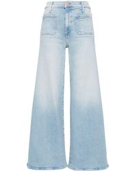 Mother - Lil Undercover Sneak Low Waist Flared Jeans - Lyst