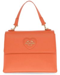 Moschino - Logo-Plaque Top-Handle Bag - Lyst