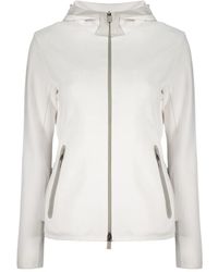 Herno - Chaqueta De Algodón Con Detalle Drapeado - Lyst