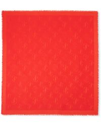 Jimmy Choo - Blend Silk Wool Jacquard Stole - Lyst
