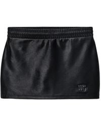 Alexander Wang - Elasticated-Waistband Satin Skirt - Lyst