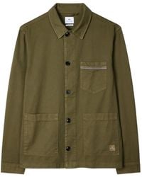 Paul Smith - Stitch-Stripe Shirt Jacket - Lyst