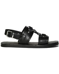 DSquared² - Harley-Inspired Flat Sandals For - Lyst