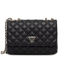Guess - Giully Quilted Shoulder Bag - Lyst