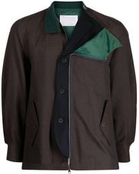 Kolor - Zipped Panelled Jacket - Lyst