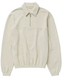 1989 STUDIO - Felpa Con Mezza Zip - Lyst