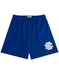 Eric Emanuel - Ee Basic Metallic-Logo Shorts - Lyst