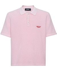 DSquared² - Logo-Appliqué Polo Shirt - Lyst