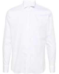Tagliatore - Camicia Classica Bianca - Lyst