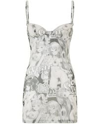 Gcds - Vestido corto con estampado Hentai - Lyst