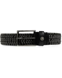 Paul & Shark - Braided Leather-Trim Belt - Lyst