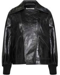 Co. - Asymmetric Llar Leather Jacket - Lyst