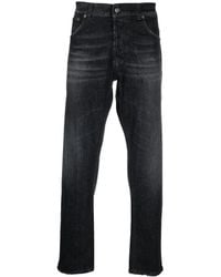 Dondup - Low-Rise Straight-Leg Jeans - Lyst