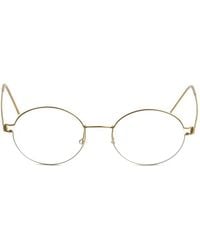 Lindberg - Brille Mit Rundem Gestell - Lyst