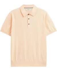 Pringle of Scotland - Knitted Short-Sleeve Polo Shirt - Lyst