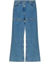 The Attico - Cutout Jeans - Lyst