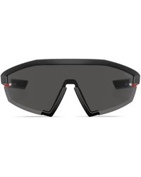 Prada Linea Rossa - Ps 03zs Pilot-frame Sunglasses - Lyst