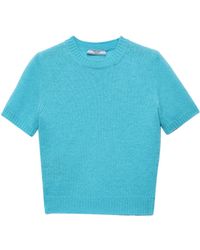 Prada - Maglione A Maniche Corte - Lyst
