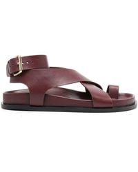 A.Emery - Jalen Leather Sandals - Lyst