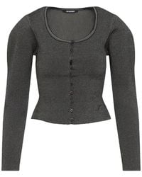 Jacquemus - Sera Button-Up Scoop-Neck Cardigan - Lyst