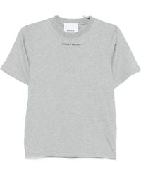 Erika Cavallini Semi Couture - Slogan-Print T-Shirt - Lyst