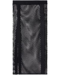 Off-White c/o Virgil Abloh - Mesh High-Waisted Skirt - Lyst
