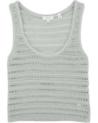 A.L.C. - Top sin mangas de punto flojo - Lyst