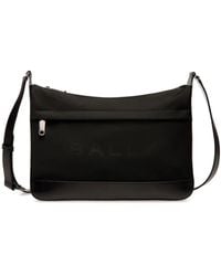 Bally - Kuriertasche Mit Logo-Print - Lyst
