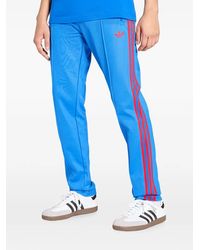 adidas - Logo-Embroidered Side-Stripe Track Pants - Lyst