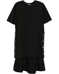 3.1 Phillip Lim - Jurk Met Ronde Hals En Korte Mouwen - Lyst
