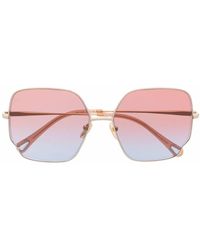 Chloé - Gradient-sense Square-frame Sunglasses - Lyst