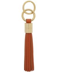 Lancel - Tassel-Detail Leather Keyring - Lyst