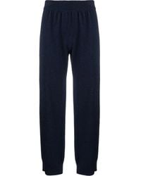 Barrie - Tapered-Leg Cashmere Trousers - Lyst