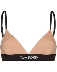 Tom Ford - Logo-underband Triangle Bra - Lyst