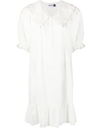RIXO London Nanette Nachthemd - Weiß