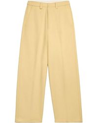 Ami Paris - Tailored Wide-Leg Trousers - Lyst