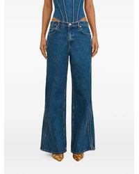 Cult Gaia - Seam Detail Flared Jeans - Lyst