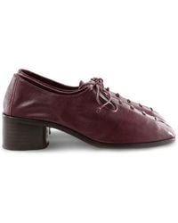 Hereu - Lace-Up Block-Heel Pumps - Lyst