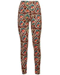 La DoubleJ - Floral-Print Leggings - Lyst