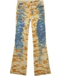 DIESEL - P-Fro-Dev Straight-Leg Trousers - Lyst