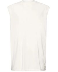 Rick Owens - Mouwloze Tanktop Met Gerafelde Rand - Lyst