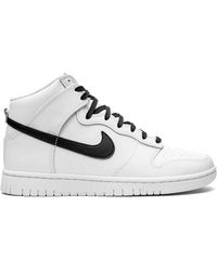 Nike - Dunk Hi Retro Panda" Sneakers - Lyst